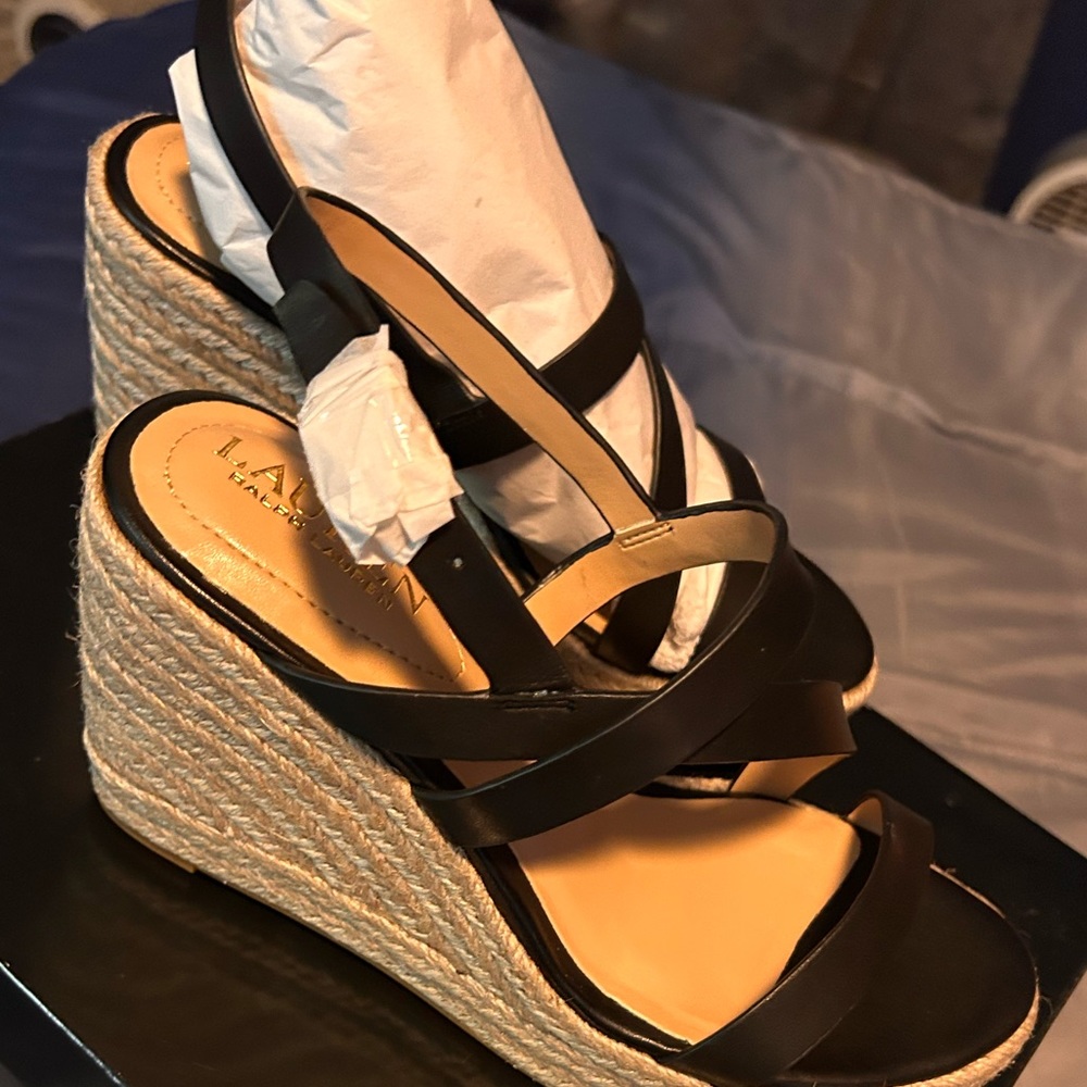 Lauren Ralph Lauren sling back wedges